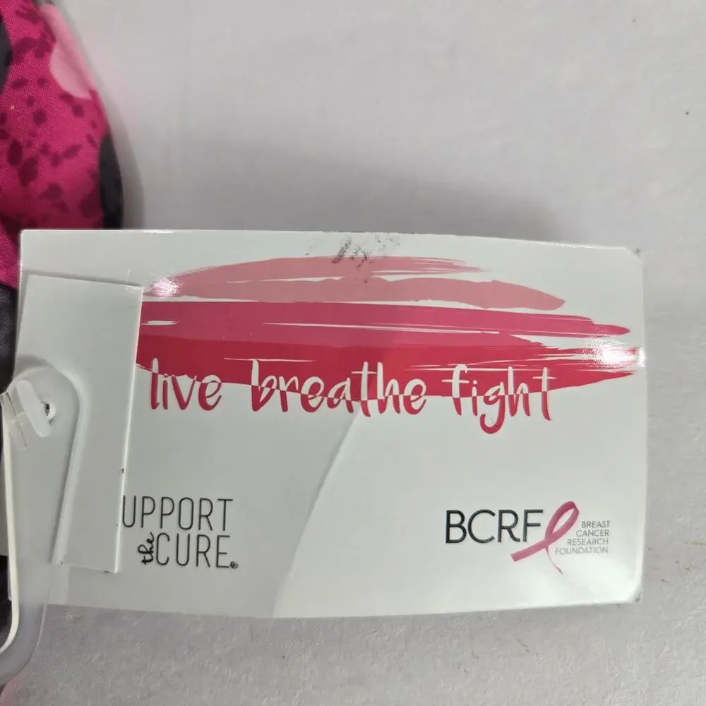 NWT Pink Camo Breast Cancer Support the Cure‎ Beanie Live breathe fight #857